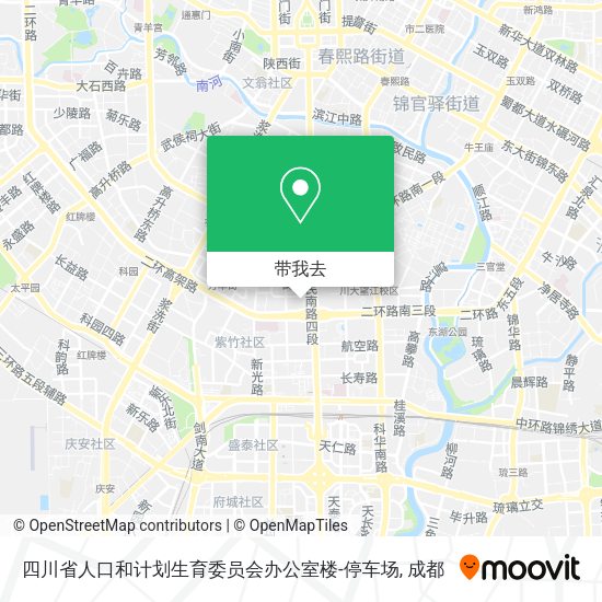 四川省人口和计划生育委员会办公室楼-停车场地图