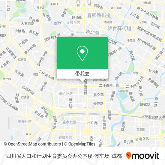 四川省人口和计划生育委员会办公室楼-停车场地图