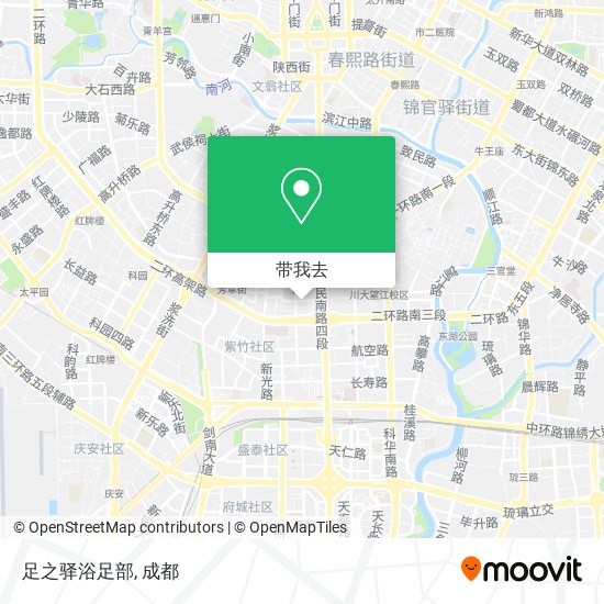 足之驿浴足部地图