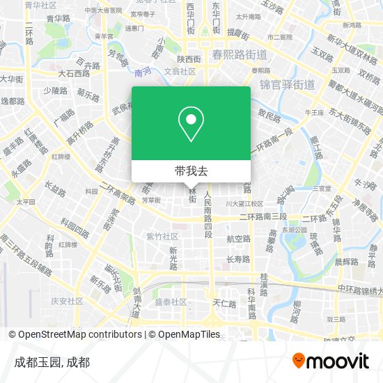 成都玉园地图