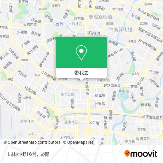 玉林西街16号地图