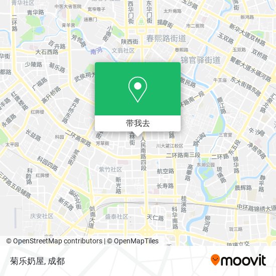 菊乐奶屋地图