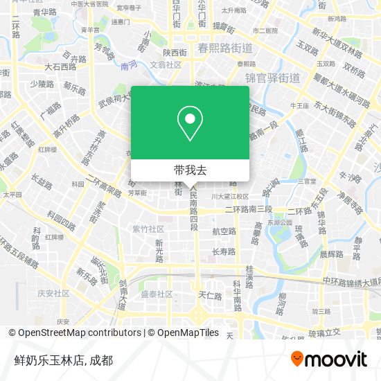 鲜奶乐玉林店地图