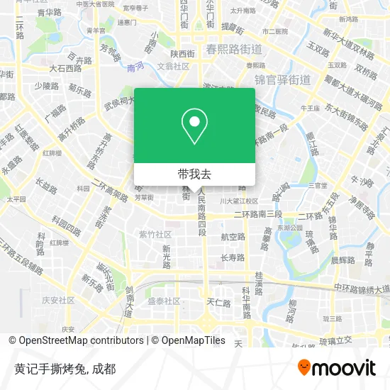 黄记手撕烤兔地图