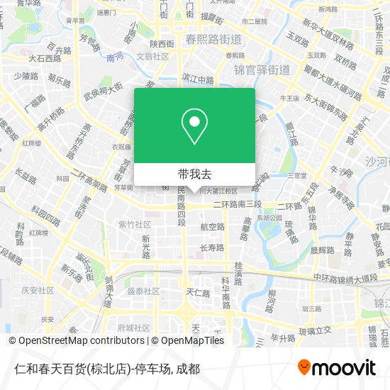 仁和春天百货(棕北店)-停车场地图