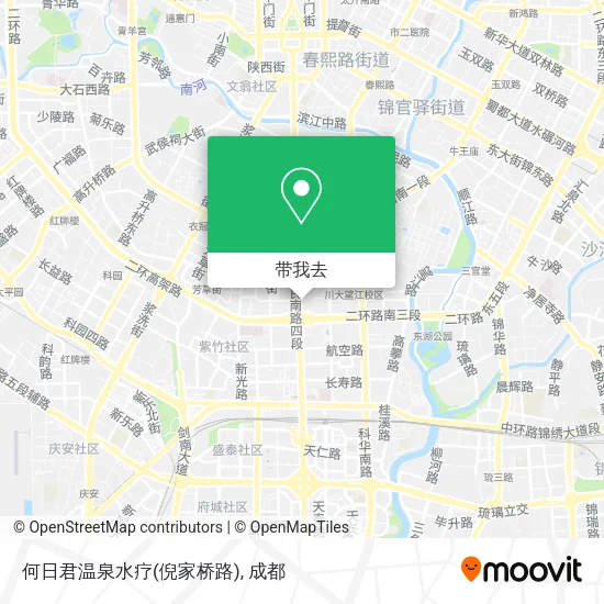 何日君温泉水疗(倪家桥路)地图