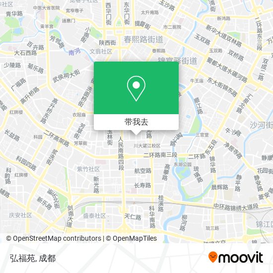 弘福苑地图