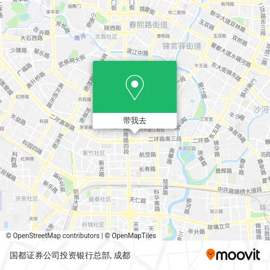 国都证券公司投资银行总部地图