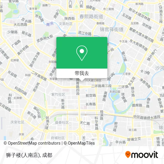 狮子楼(人南店)地图