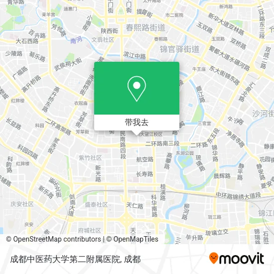 成都中医药大学第二附属医院地图