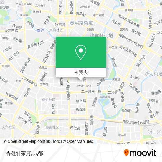 香凝轩茶府地图