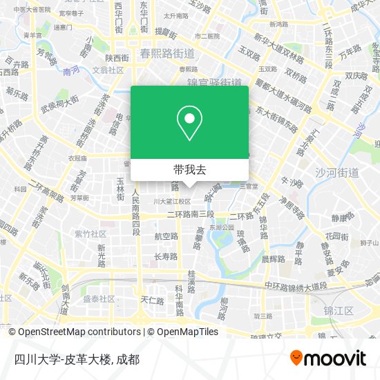 四川大学-皮革大楼地图