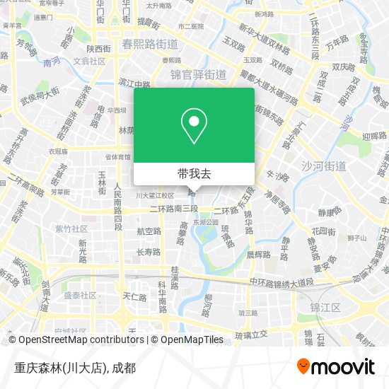 重庆森林(川大店)地图