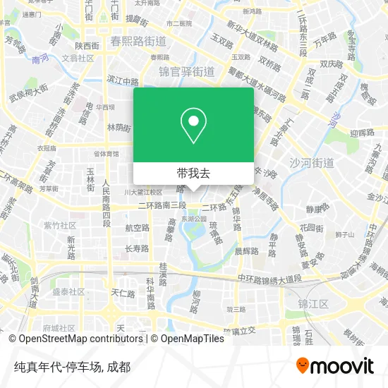 纯真年代-停车场地图