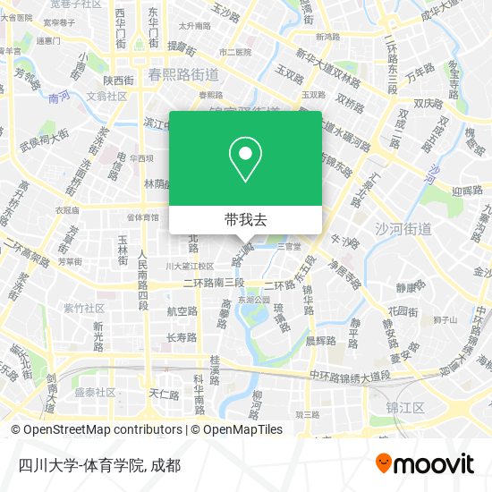 四川大学-体育学院地图
