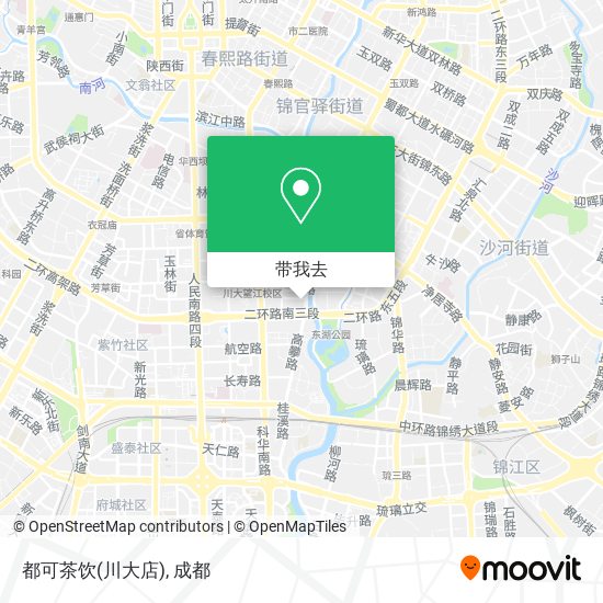 都可茶饮(川大店)地图