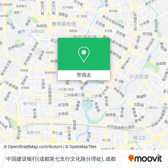 中国建设银行(成都第七支行文化路分理处)地图