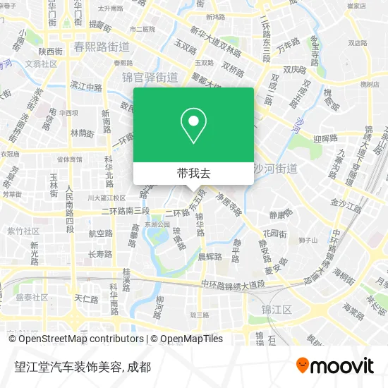 望江堂汽车装饰美容地图