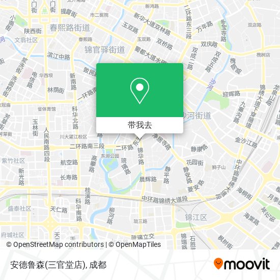安德鲁森(三官堂店)地图
