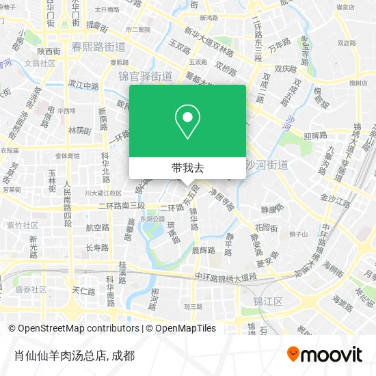 肖仙仙羊肉汤总店地图