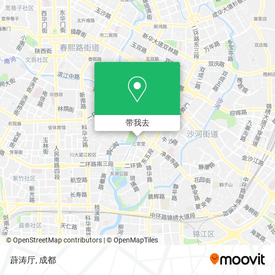 薜涛厅地图