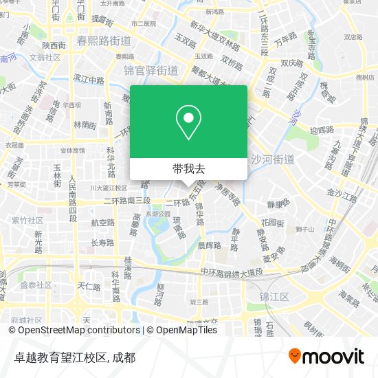 卓越教育望江校区地图