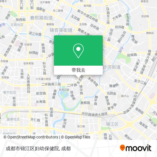 成都市锦江区妇幼保健院地图