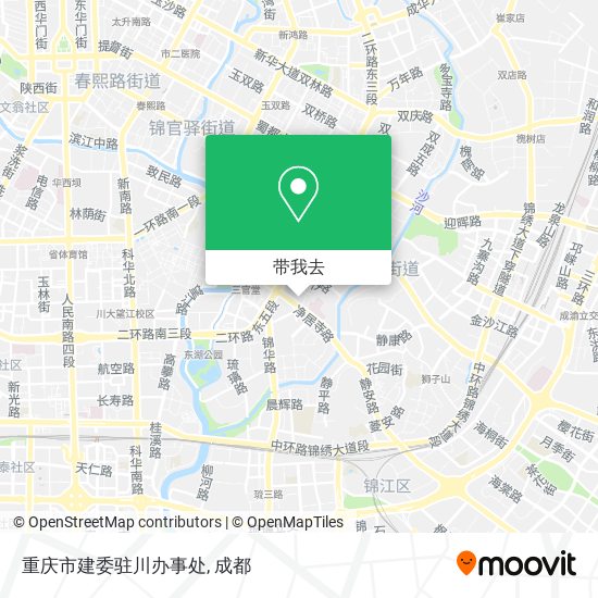 重庆市建委驻川办事处地图