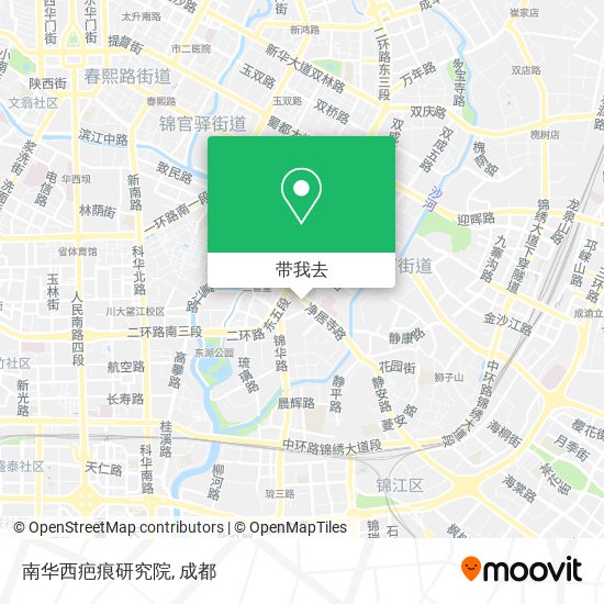 南华西疤痕研究院地图