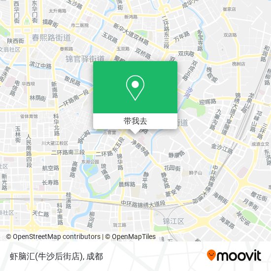虾脑汇(牛沙后街店)地图