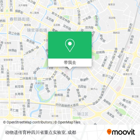 动物遗传育种四川省重点实验室地图