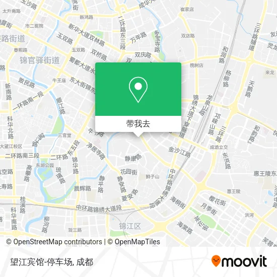望江宾馆-停车场地图