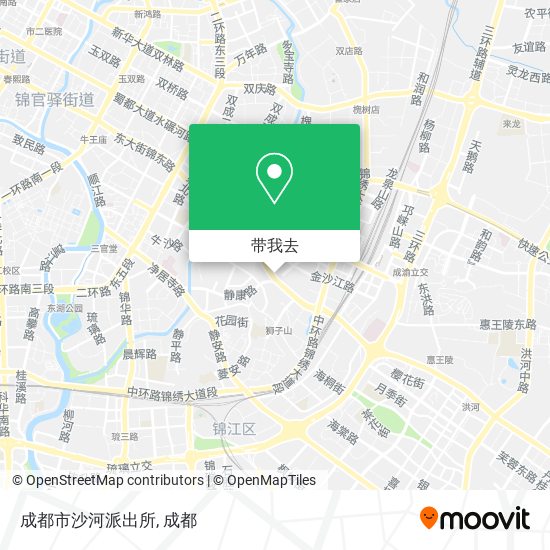 成都市沙河派出所地图