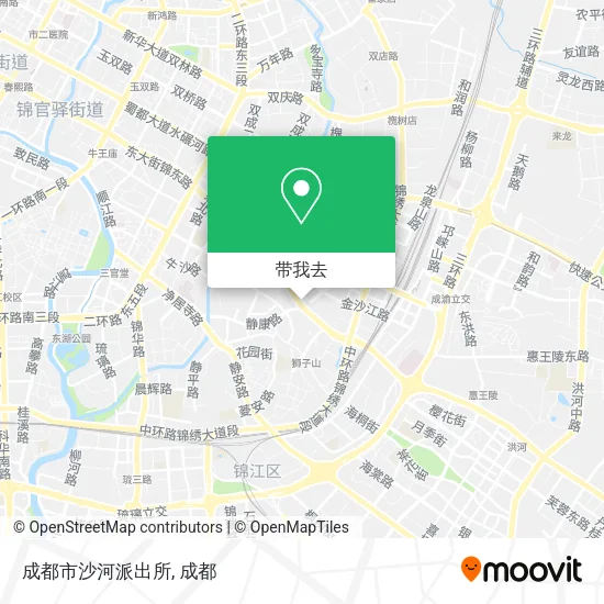 成都市沙河派出所地图