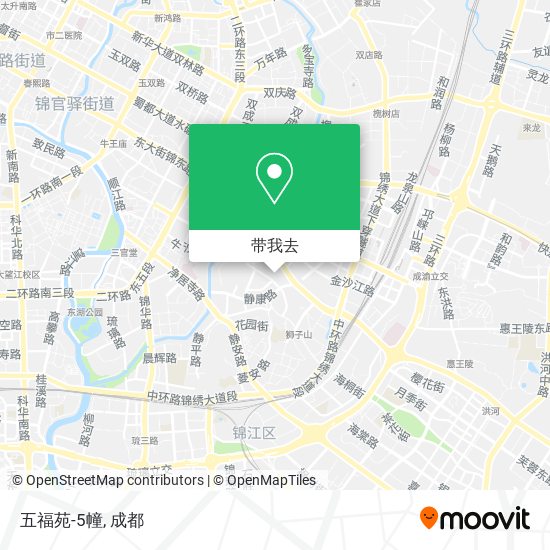 五福苑-5幢地图