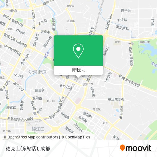 德克士(东站店)地图