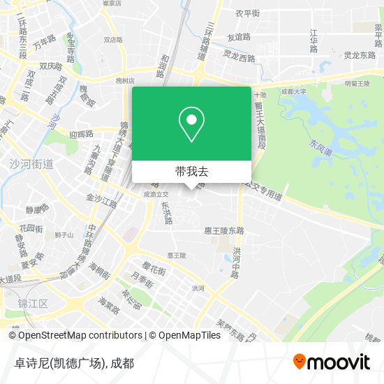 卓诗尼(凯德广场)地图