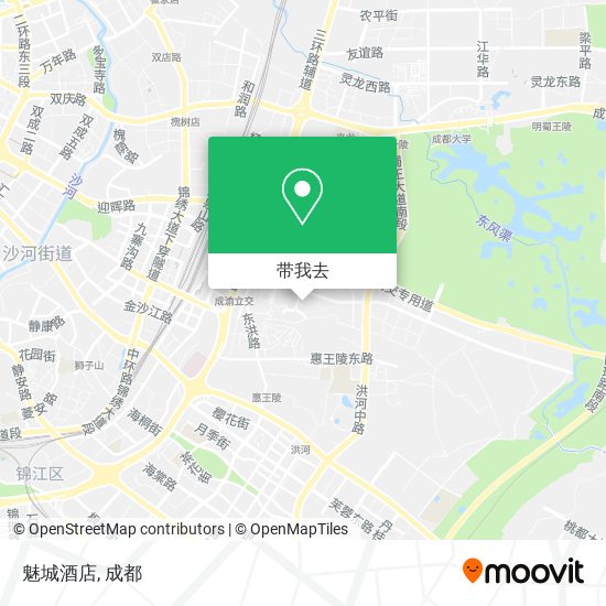 魅城酒店地图