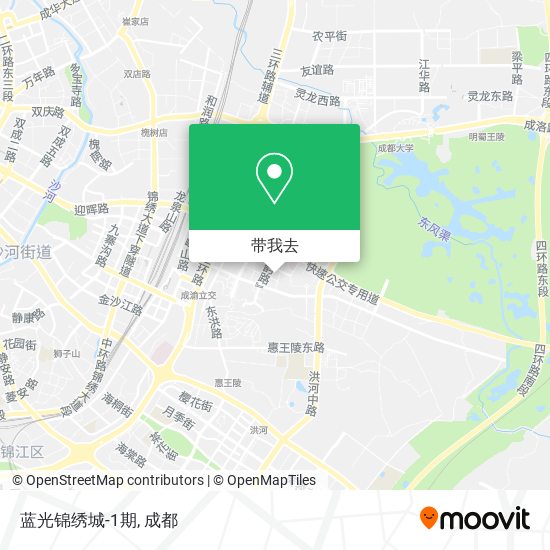 蓝光锦绣城-1期地图