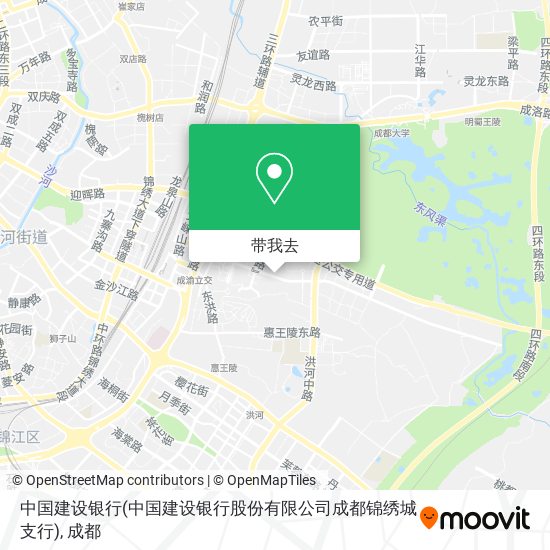 中国建设银行(中国建设银行股份有限公司成都锦绣城支行)地图