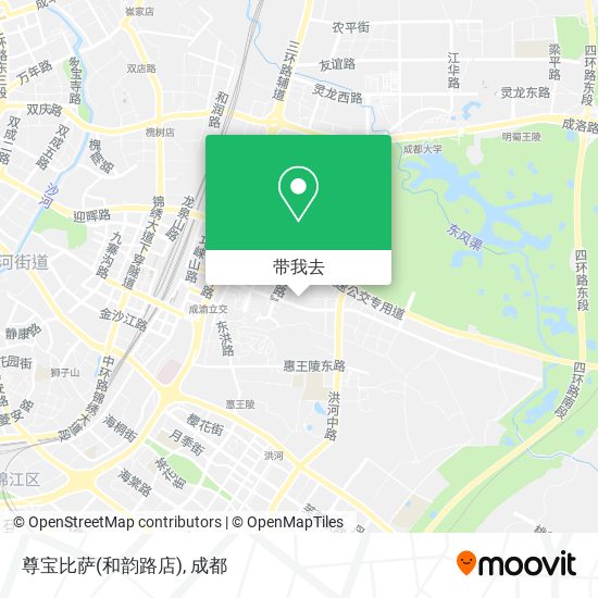 尊宝比萨(和韵路店)地图