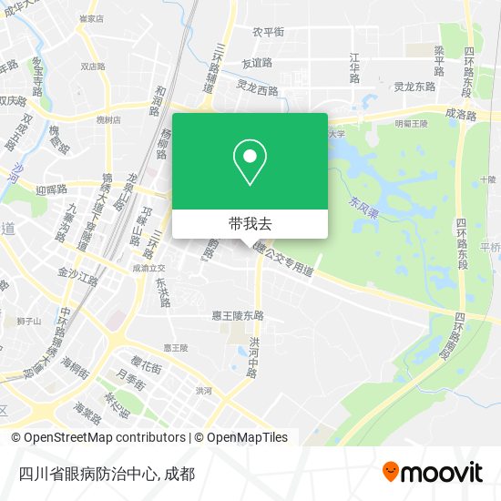 四川省眼病防治中心地图