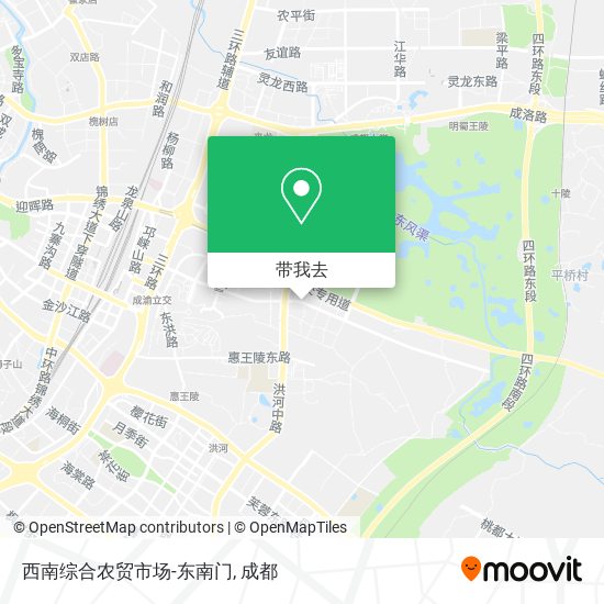 西南综合农贸市场-东南门地图