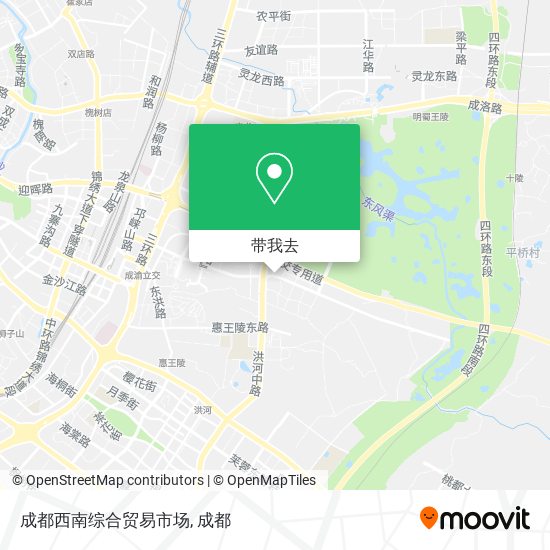 成都西南综合贸易市场地图