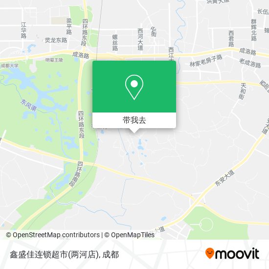 鑫盛佳连锁超市(两河店)地图