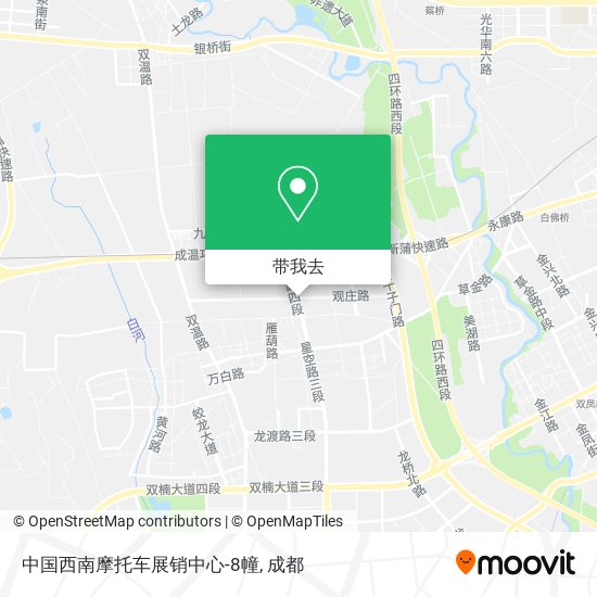 中国西南摩托车展销中心-8幢地图