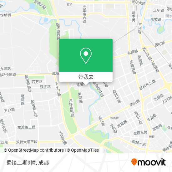 蜀镇二期9幢地图