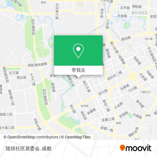 陆坝社区居委会地图