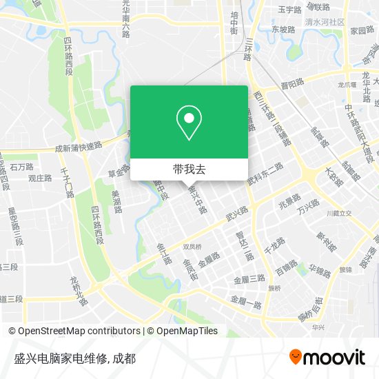 盛兴电脑家电维修地图