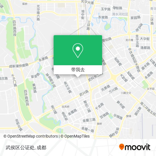 武侯区公证处地图